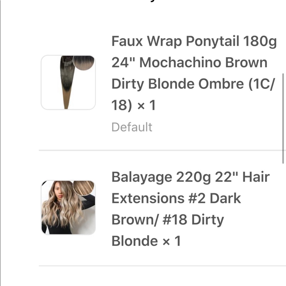 Bellami Balayage Extensions 22 inches